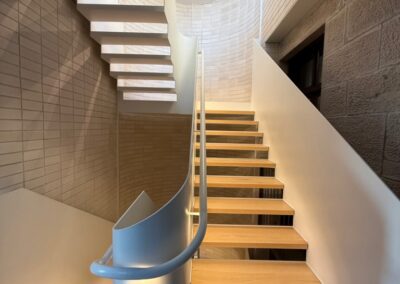 Birchgrove Luxury House Steel Stairs 2