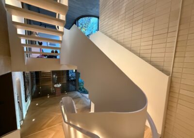 Birchgrove Luxury House Steel Stairs